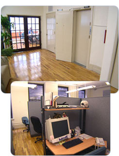 Shared offices in the Flatiron District